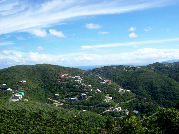 View of Tortola, BVI