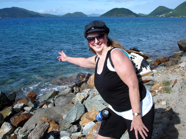 Karen Duquette in Tortola