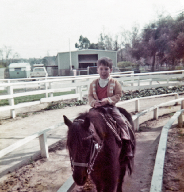 Brian Lee Dquette on a horse