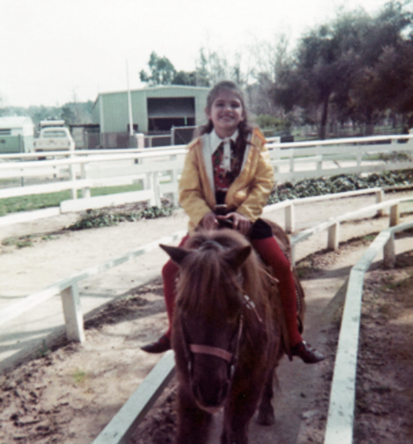 Renee Duquette on a horse