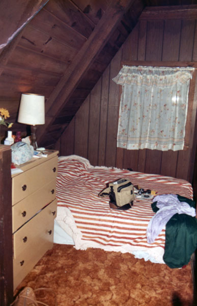 Bedroom above the loft