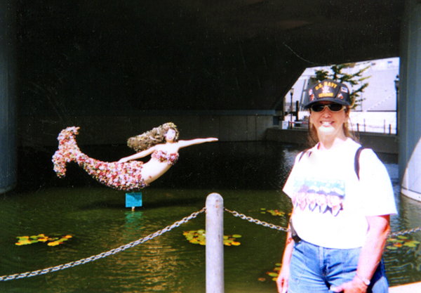 Karen Duquette and the mermaid