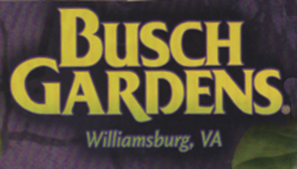 Bush Gardens Willamsburg sign