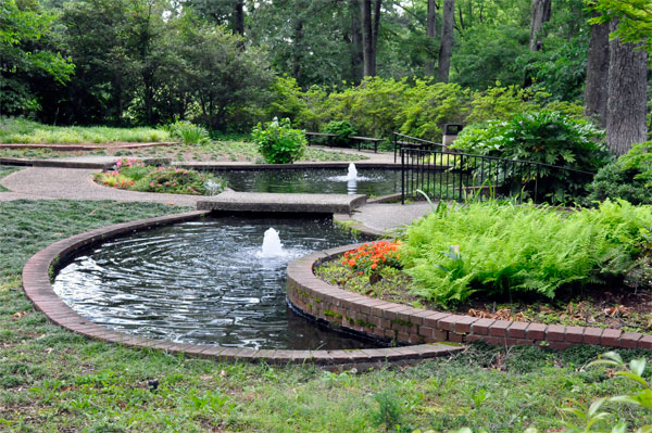 ponds and fountains