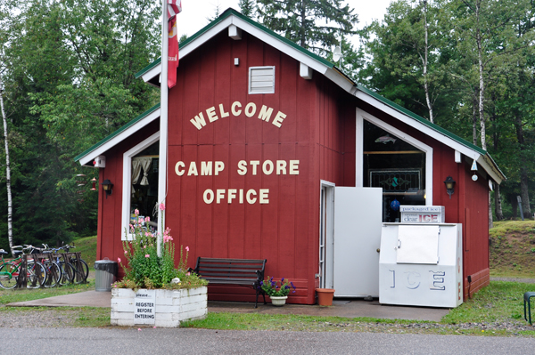Michigamme Shores Campground office and store