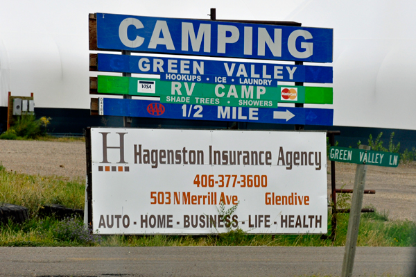 sign- Green Valley RV Camp