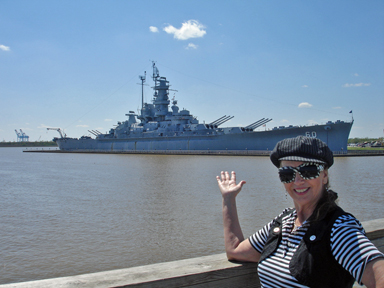 Karen and the USS Alabama