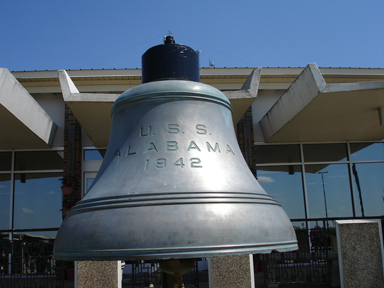 USS Alabama bell