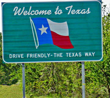 sign - Welcome To Texas