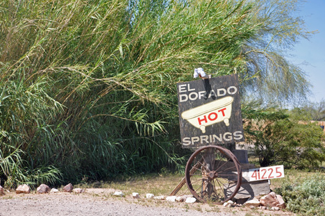 El Dorado Hot Springs Sign