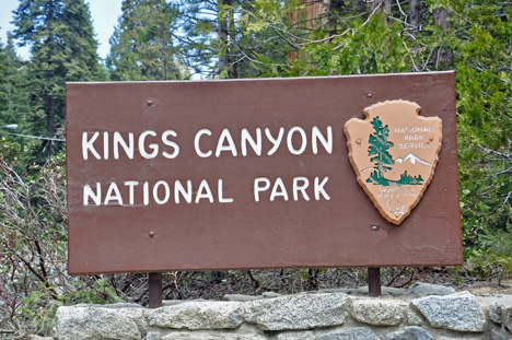another Kings Canyon National Park  sign