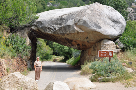 Lee Duqette at TUNNEL ROCK at Sequoia National Park