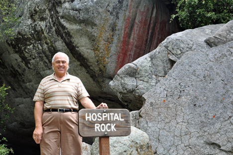 lee Duquette at Hospital Rock at Sequoia National Park