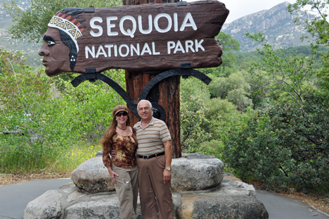 Karen & Lee Duquette at Sequoia National Park