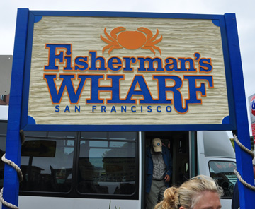 Fisherman's Wharf of San Francisco sign