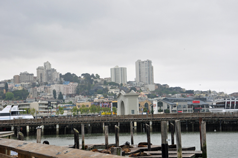 View of the city as seen from Fisherman's Wharf 