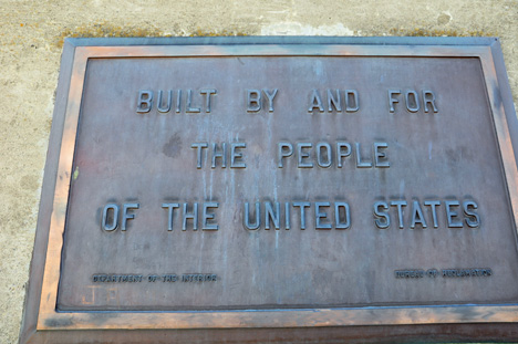 sign - built by and for the people of the United States