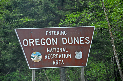 sign - Entering Oregon Dunes
