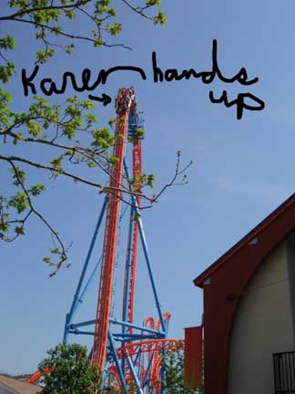 karen - hands up