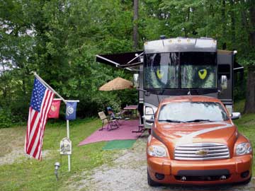 home is where ever the two RV Gypsies park AWO and MOB
