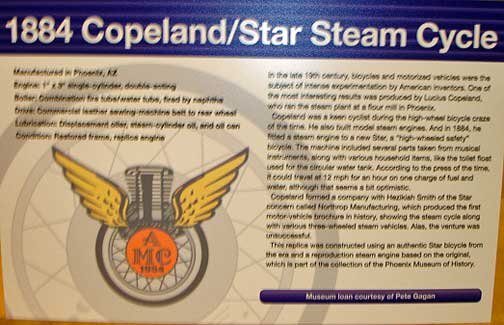 1884 Copeland/Star Steam Cycle