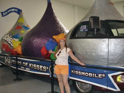 Hershey's Kiss Mobile and Karen