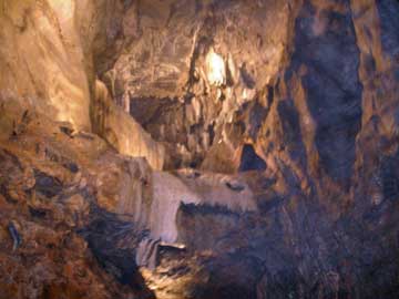 inside the caverns