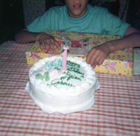 Brian's 8th birthday, 1977