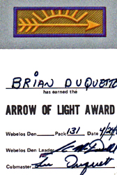 Arrow of Light Award
