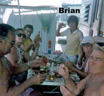 Brian eating crabs age 11