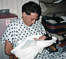 Brian and his niece Kristen, May 1991