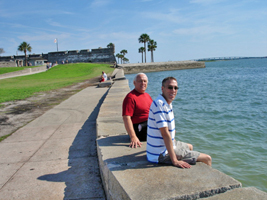 Brian and Lee in St. Augustine, FL June 16, 2007