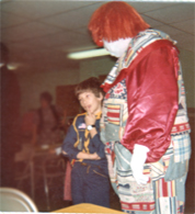 Clown at Cub Scout Blue & Gold Banquet