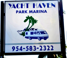 Yacht Haven Sign