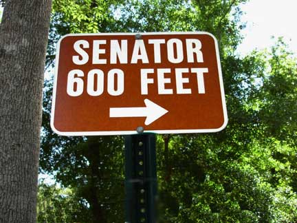 Senator sign
