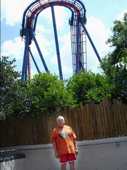 Lee Duquette at Busch Gardens, Tampa