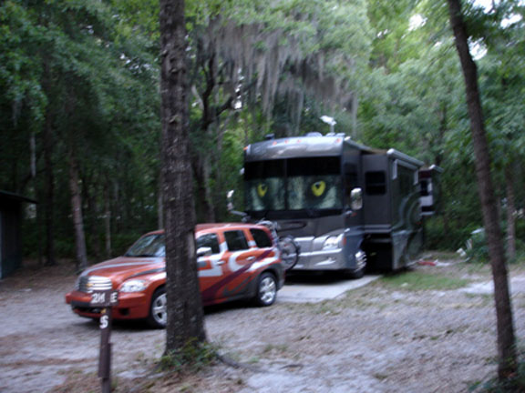 campsite of the two RV Gypsies