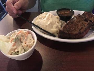 meatloaf at Towne Tavern Express